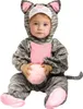 Kuschelweiches Kätzchen Babykostüm für Fasching & Karneval Produktbild-Vorschau 2