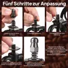 Manuelle Kaffeegewürzmühle aus Holz – Vintage Kaffeemühle Produktbild-Vorschau 5