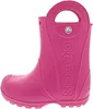 A single pink Crocs rain boot for kids is shown against a white background. Produktbild-Vorschau