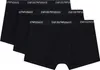 Three black Emporio Armani boxer shorts are stacked on top of each other. Produktbild-Vorschau