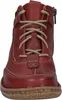 A close-up, front view of a red leather boot. Anteprima dell’immagine prodotto