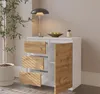 MIKEL - Kommode / Sideboard mit 3 Schubladen und 1 Tür - Produktbild-Vorschau 4