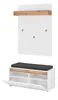 Garderobe Set 3-teilig "Center" in weiß und Wotan Eiche Produktbild-Vorschau 11
