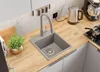 PRIMAGRAN Spülbecken Grau 38x44cm, Granitspüle 1 Becken + Produktbild-Vorschau 1