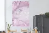 MuchoWow® Poster Marmor - Glitzer - Rosa 120x180 cm - Produktbild-Vorschau 2