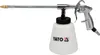 A Yato foaming gun with a white 1L bottle is shown against a white background. Produktbild-Vorschau