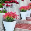 OKWISH 6 Stück Künstliche Blumen,Violett Kunstblumen Produktbild-Vorschau 3