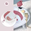 Faltbare Babywanne mit Thermometer, Altrosa Produktbild-Vorschau 5