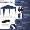 Gazebo KESSER® 3x3 m | impermeabile | borsa per il Anteprima dell’immagine prodotto 3