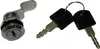 A silver lock cylinder and two keys on a white background. Náhled obrázku produktu