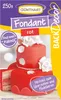 BackDecor fondant rosso, 250 g | Pronto all'uso | Senza Anteprima dell’immagine prodotto 1