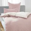 Biberna Melange Flanell-Wendebettwäsche, Größe 1x 155x220 Produktbild-Vorschau 9
