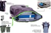 Rucksack Plane Time Bag 24 L Kurierrucksack Roll-Top Damen Produktbild-Vorschau 5
