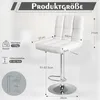 Sweetcrispy Tabouret de Bar, Lot de 2, Style Moderne Chaise Voir les images du produit 3