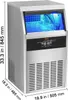 A commercial ice maker with dimensions shown. Produktbild-Vorschau