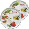 2er Set Pizzateller Napoli Green Ø 33,8 cm Servier-Platte Produktbild-Vorschau 1