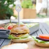 Sada 6 extra dlouhých špízů na hamburgery z leštěné Náhled obrázku produktu 12