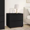 vidaXL Úložná skříň černá 60 x 48 x 57 cm materiál na bázi Náhled obrázku produktu 2