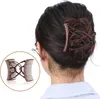 4 Stück dehnbare Haarspange mit Doppelkamm, verstellbarer Produktbild-Vorschau 5