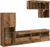 vidaXL TV-Wandgeräte 6 stk. Altholz Holzwerkstoff Produktbild-Vorschau 1