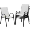 Avestar Gartenstühle 4er Set, Stapelstühle, hochdichtes Produktbild-Vorschau 1