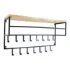 LOFT42 Petri Garderobe – 15 Haken – Metall – Schwarz – Produktbild-Vorschau 3