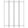 A white room divider with four panels. Podgląd zdjęcia produktu