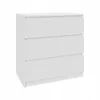 Kommode 70cm AVEN Weiß,  3 Schubladen, Sideboard,  Produktbild-Vorschau 3