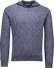 Gant Baumwolle Half-Zip-Pullover blau meliert normale Produktbild-Vorschau 3