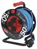 Wetterfeste Kabeltrommel 50 m / 4 Steckdosen / blau / PVC / 230 V / 1,5 mm2 Produktbild-Vorschau