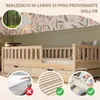 Crazy Pine Letto per bambini con cassetto 120x200 cm - Anteprima dell’immagine prodotto 5
