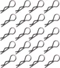 20 Stück Karosserieklammern 1:10 R Splinte 23 mm - silber Produktbild-Vorschau 1