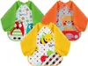 3 Set Wasserdicht Lätzchen Lätzchen Babylätzchen mit Ärmeln Produktbild-Vorschau 1