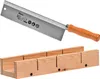 Feinsäge Gehrungssäge mit Holzgriff und Holz Schneidlade Handsäge Gehrungslade Holz Lade 45 und 90 Grad Säge Fußbodenleisten sägen verlegen Winkel schneiden Leisten online kaufen 924818 21631 4031765216319 Stabilo-Fachmarkt.de Dema Produktbild-Vorschau