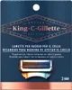 Lamine per rasoio Gillette King C 3 pezzi Collo e guance Anteprima dell’immagine prodotto 2