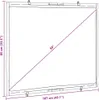 A diagram showing the dimensions of a projector screen. Náhled obrázku produktu