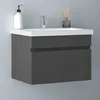 Waschtisch mit Unterschrank 60cm BERGEN Badmöbel Set Produktbild-Vorschau 1