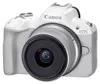 Canon EOS R50, Weiß + RF-S 18-45mm F4.5-6.3 IS STM Kit, Produktbild-Vorschau 1