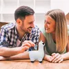 Relaxdays Lama Spardose, mit Sonnenbrille, Geschenkidee & Produktbild-Vorschau 3