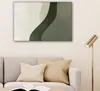 Leinwand Bilder 90x60 cm - Japandi - Linie - Beige - Grün, Produktbild-Vorschau 6