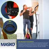 Two men are working on a wall, one drilling and the other holding a vacuum hose. Produktbild-Vorschau