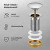 Pop Up Abflussventil für Waschbecken ohne Überlauf Produktbild-Vorschau 4