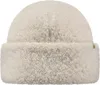 A close-up view of a white, fluffy hat. Produktbild-Vorschau