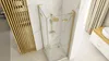 Sprchovací kút REA HUGO DOUBLE BRUSH GOLD 80x90 Náhľad obrázku produktu 4