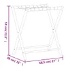 vidaXL Nosič batožiny čierny 68,5x38x58 cm Bambus Náhľad obrázku produktu 7