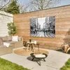 Gartenposter - 120x80 cm - Ginza im Regen Schwarz-Weiß-Foto Produktbild-Vorschau 5