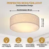 MONZANA® Plafonnier Ciel étoilé Rond Ø 38cm Abat-jour Tissu Voir les images du produit 2