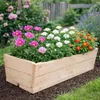 Schräger Pflanzkübel – Moderner Blumenkasten, platzsparend Produktbild-Vorschau 4