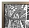 Rám na plakáty 68 x 98 cm Imitace dřeva stříbrný Náhled obrázku produktu 4