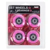 PU-Räder mit Lagern NILS EXTREME 64x24mm ABEC 7 rosa Produktbild-Vorschau 4